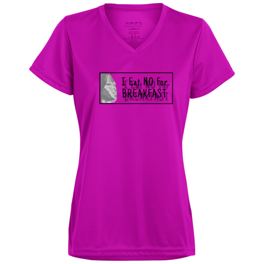 KH  Ladies’ Moisture-Wicking V-Neck Tee