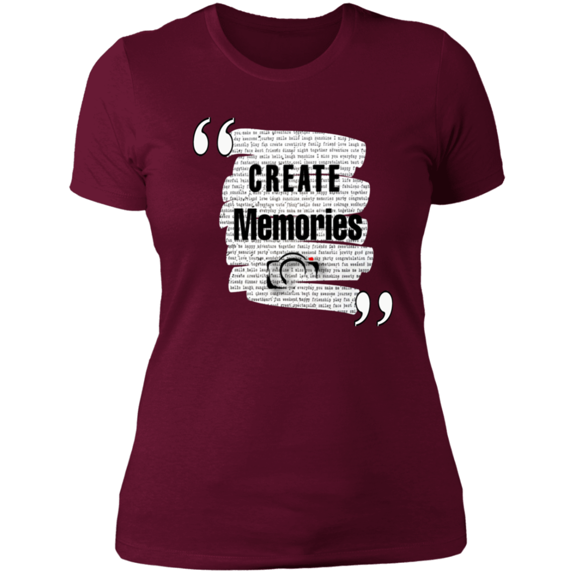 CREATE MEMORIES2 NL3900 Ladies' Boyfriend T-Shirt