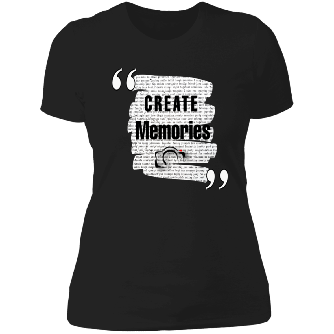 CREATE MEMORIES2 NL3900 Ladies' Boyfriend T-Shirt