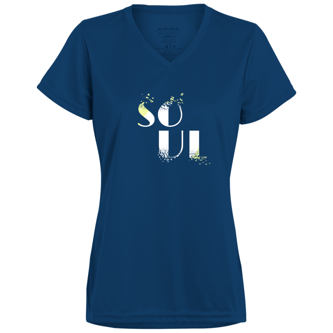 SOUL 1790 Ladies’ Moisture-Wicking V-Neck Tee 100%POLY