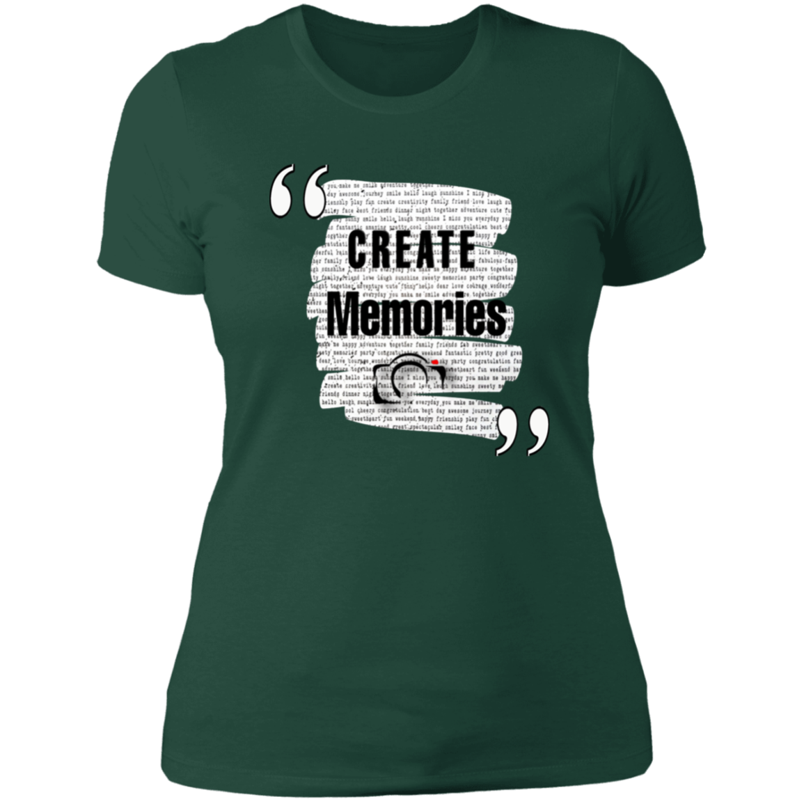 CREATE MEMORIES2 NL3900 Ladies' Boyfriend T-Shirt