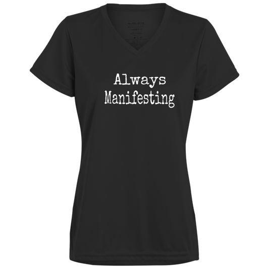 W.Manifesting 1790 Ladies’ Moisture-Wicking V-Neck Tee