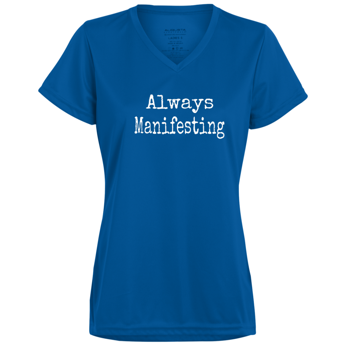 W.Manifesting 1790 Ladies’ Moisture-Wicking V-Neck Tee