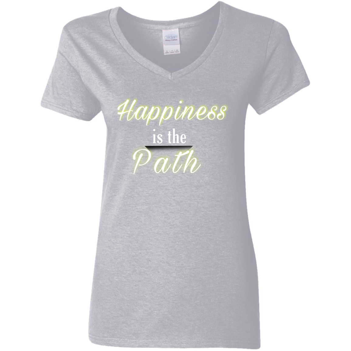 H.Path G500VL Ladies' 5.3 oz. V-Neck T-Shirt