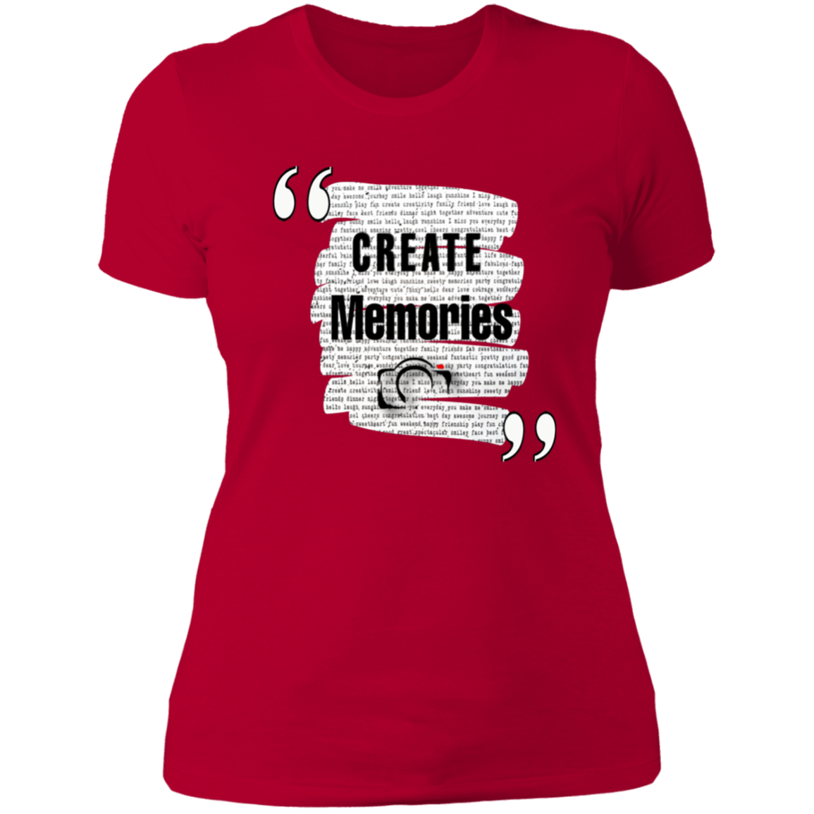 CREATE MEMORIES2 NL3900 Ladies' Boyfriend T-Shirt