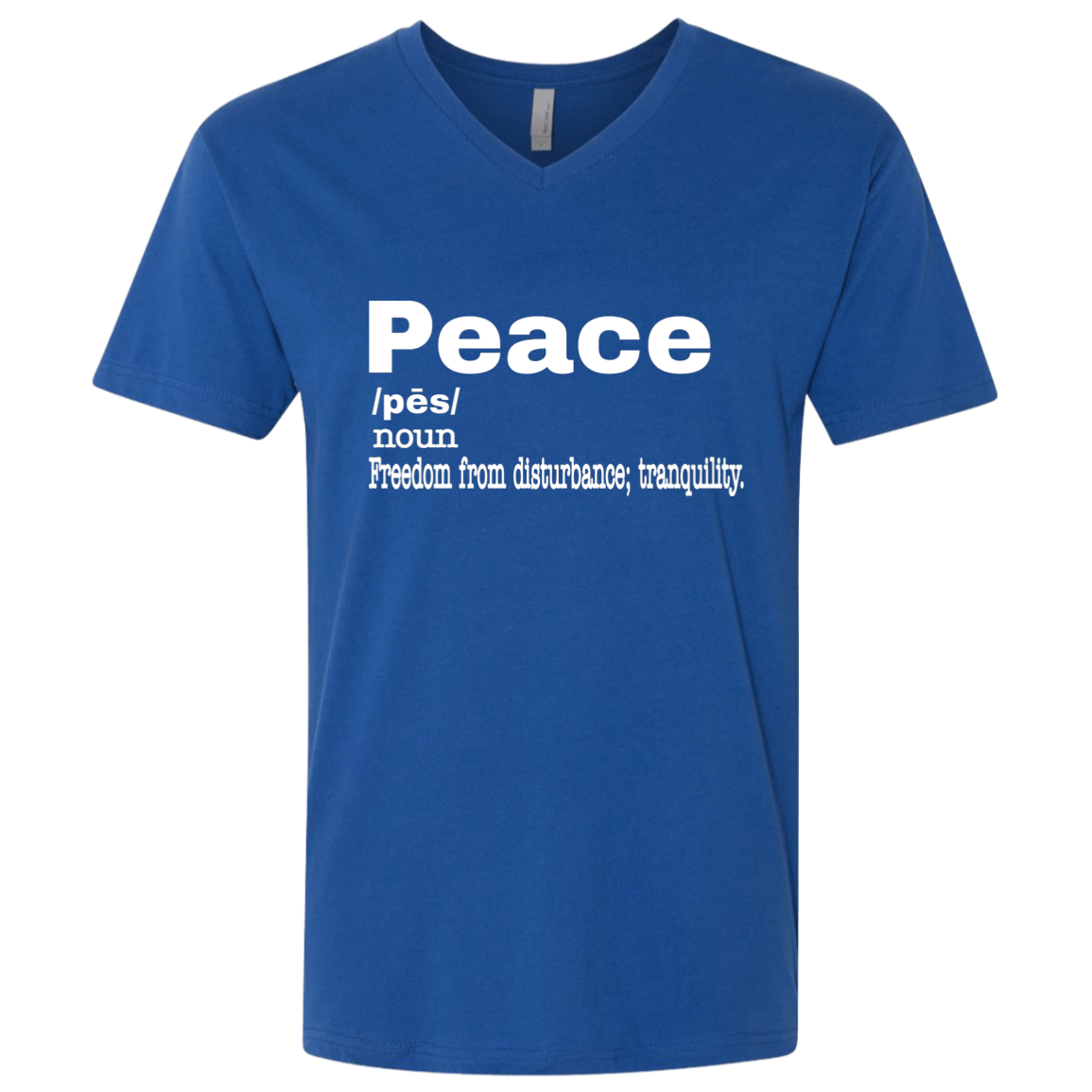 Peace NL3200 Men's Premium Fitted SS V-Neck