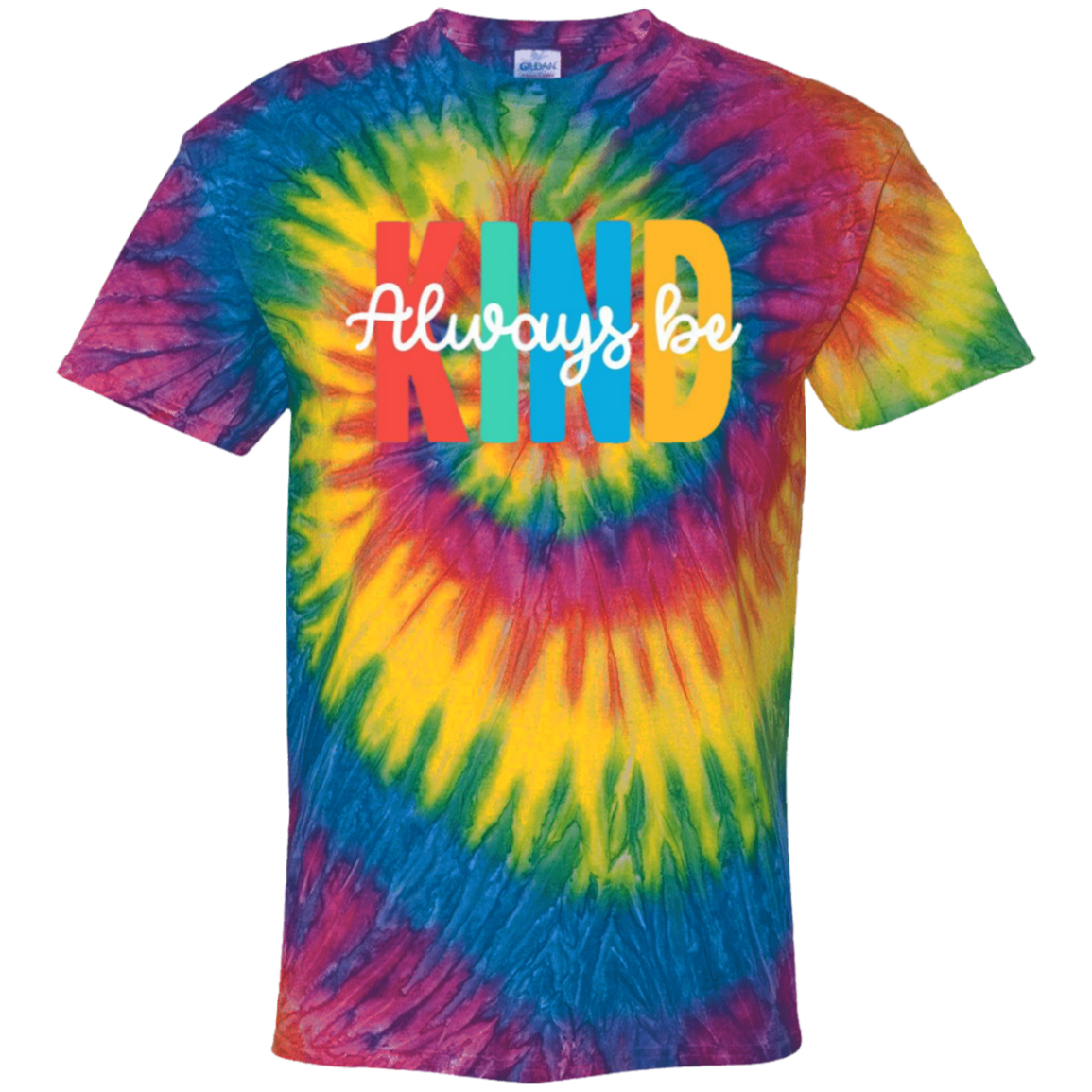 AlwaysBK CD100 100% Cotton Tie Dye T-Shirt