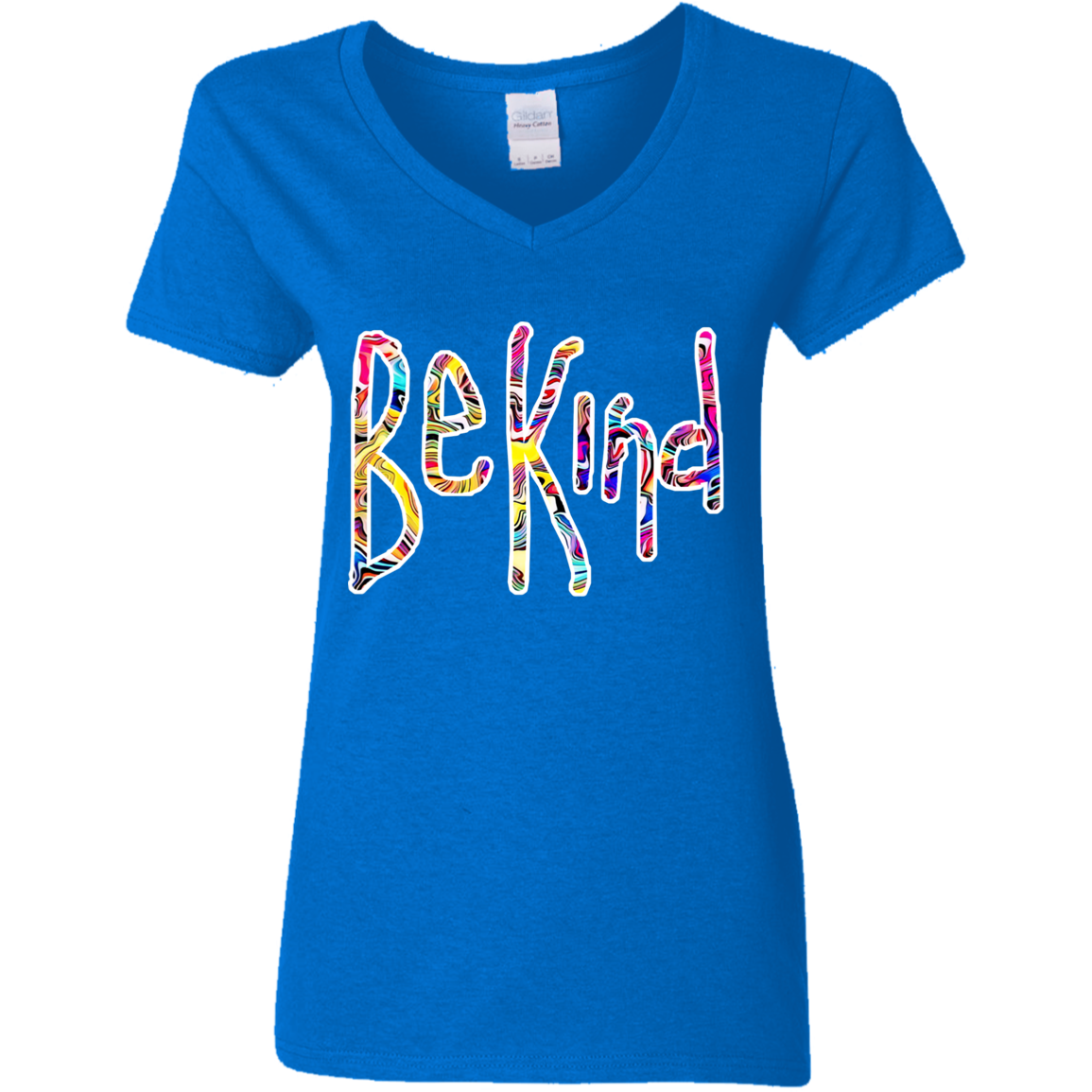 Bekind2 G500VL Ladies' 5.3 oz. V-Neck T-Shirt