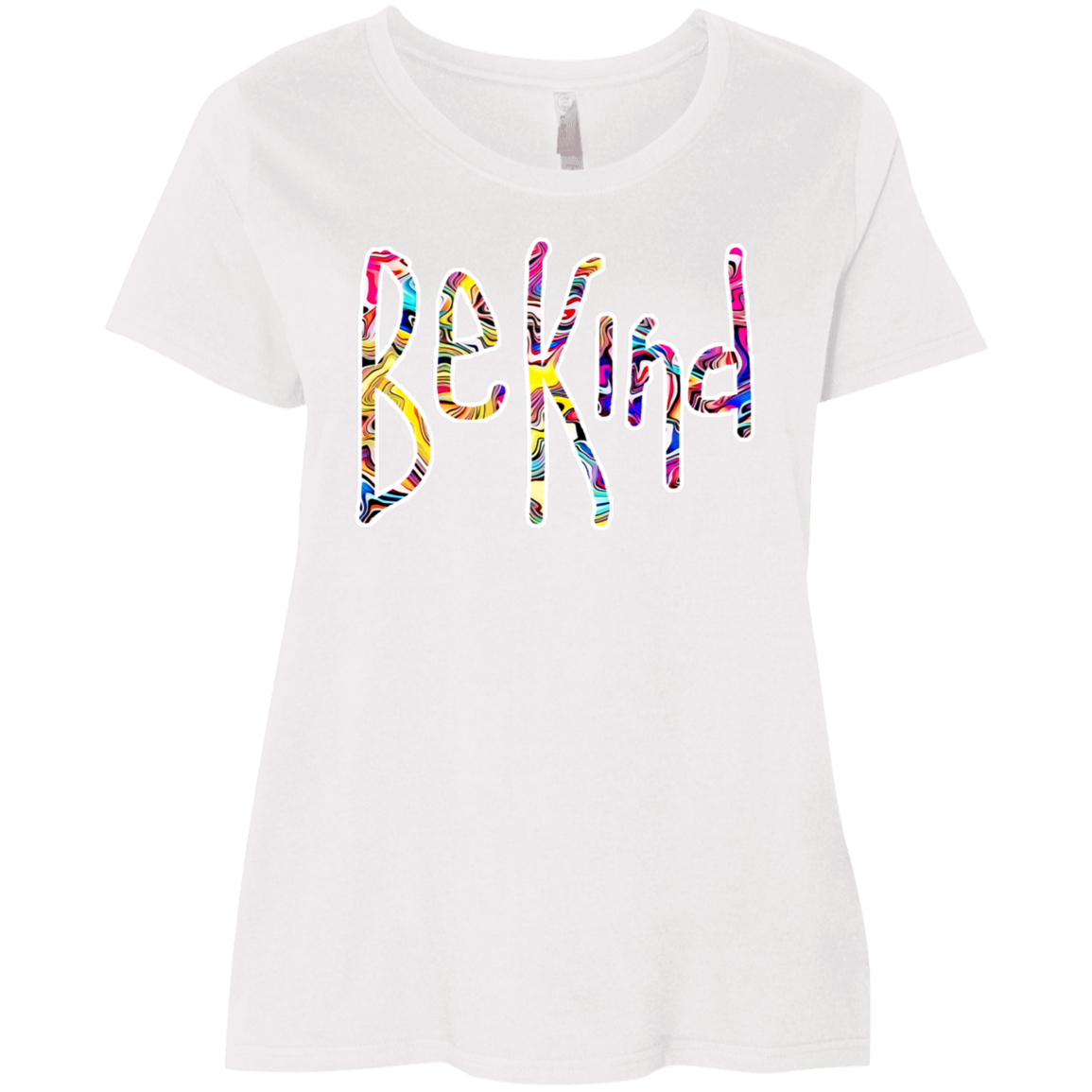 Bekind2 3804 Ladies' Curvy T-Shirt