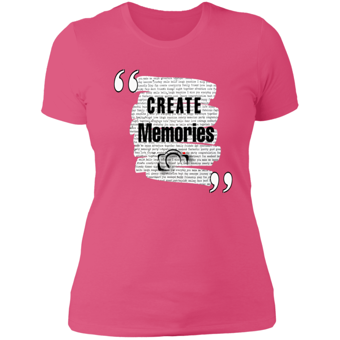 CREATE MEMORIES2 NL3900 Ladies' Boyfriend T-Shirt