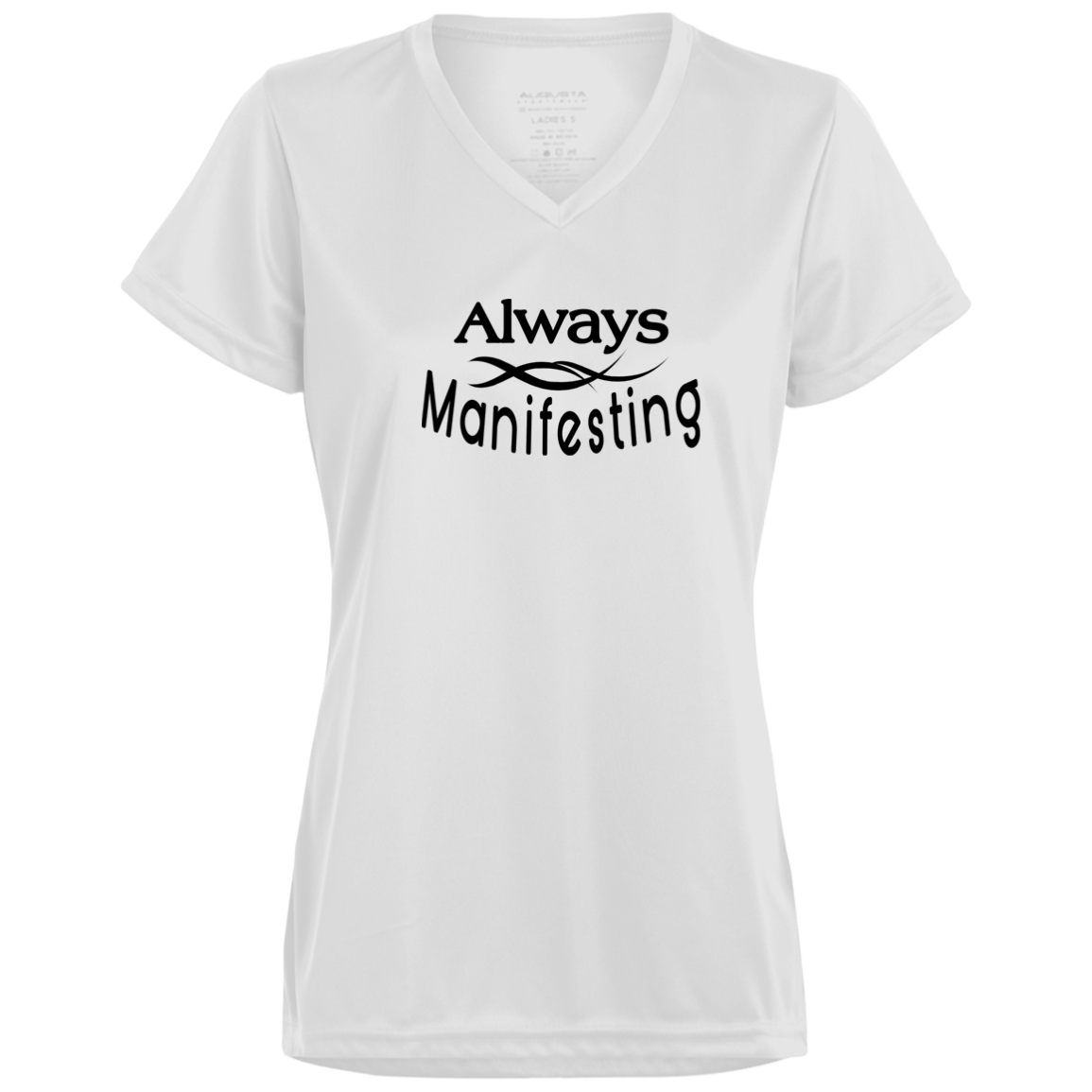 Always Manifesting 1790 Ladies’ Moisture-Wicking V-Neck Tee