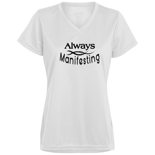 Always Manifesting 1790 Ladies’ Moisture-Wicking V-Neck Tee