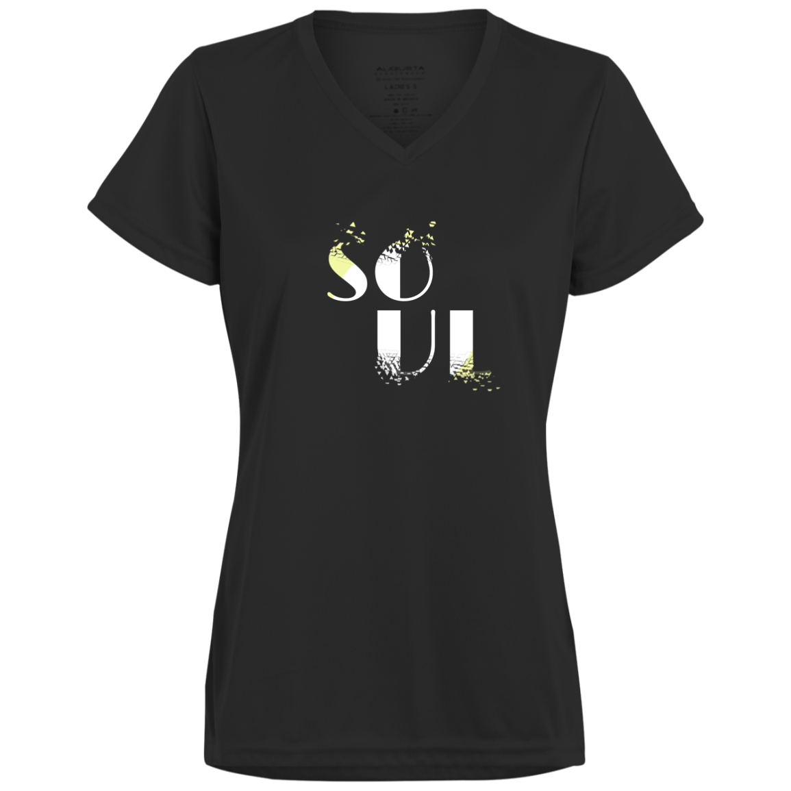 SOUL 1790 Ladies’ Moisture-Wicking V-Neck Tee 100%POLY