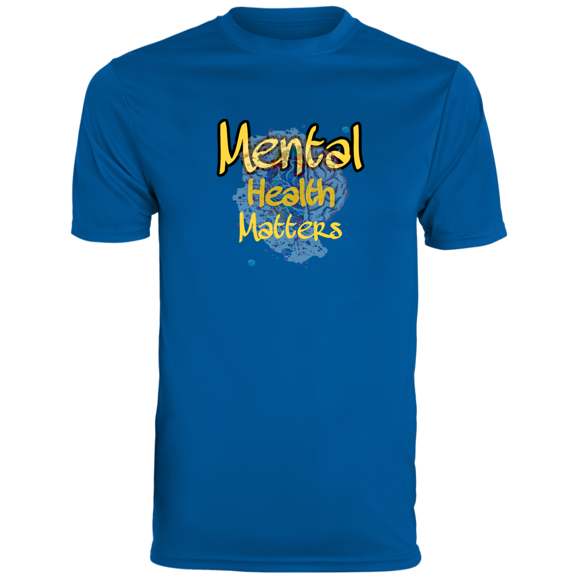 Mental Health Matters 790 Men's Moisture-Wicking Tee 100%Poly