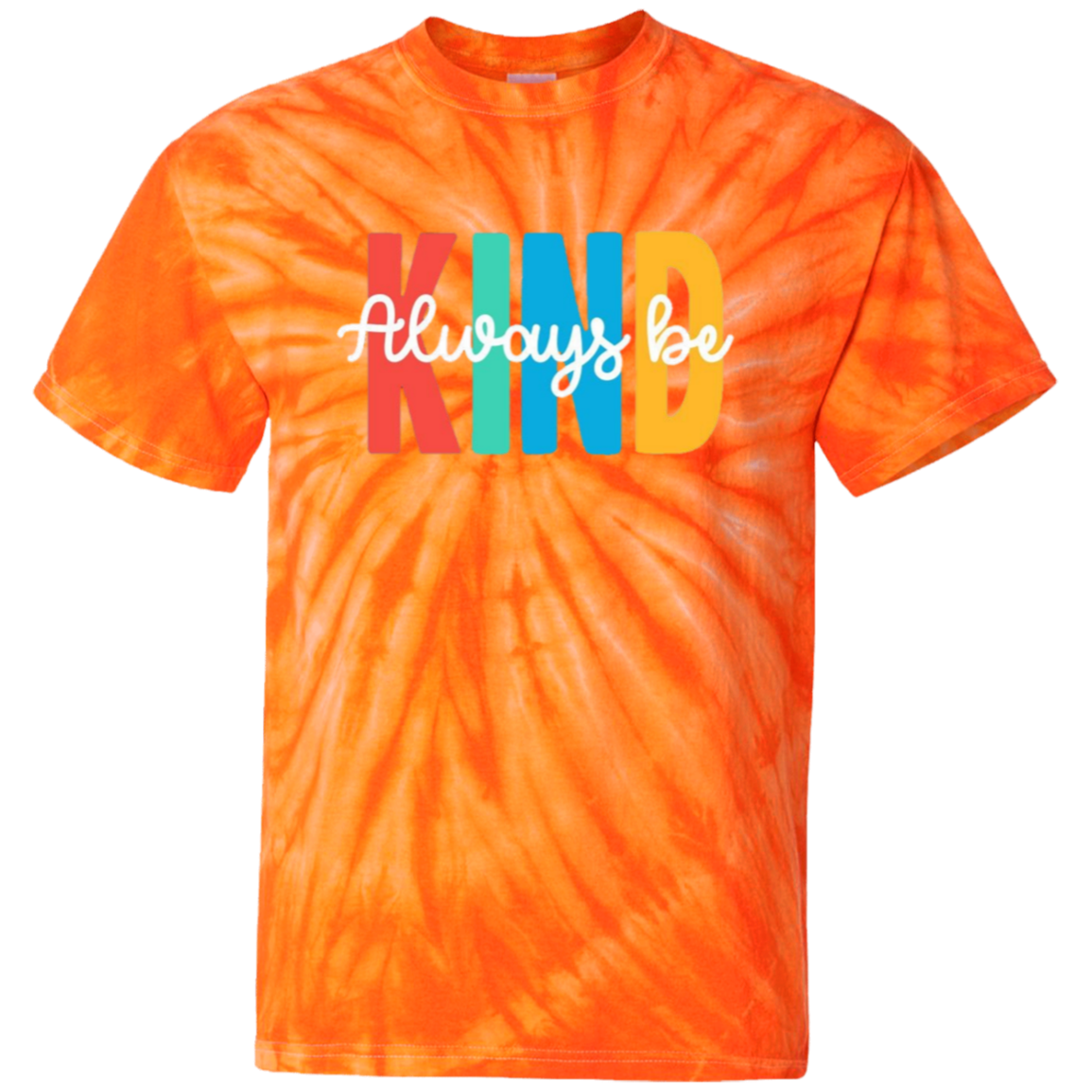 AlwaysBK CD100 100% Cotton Tie Dye T-Shirt