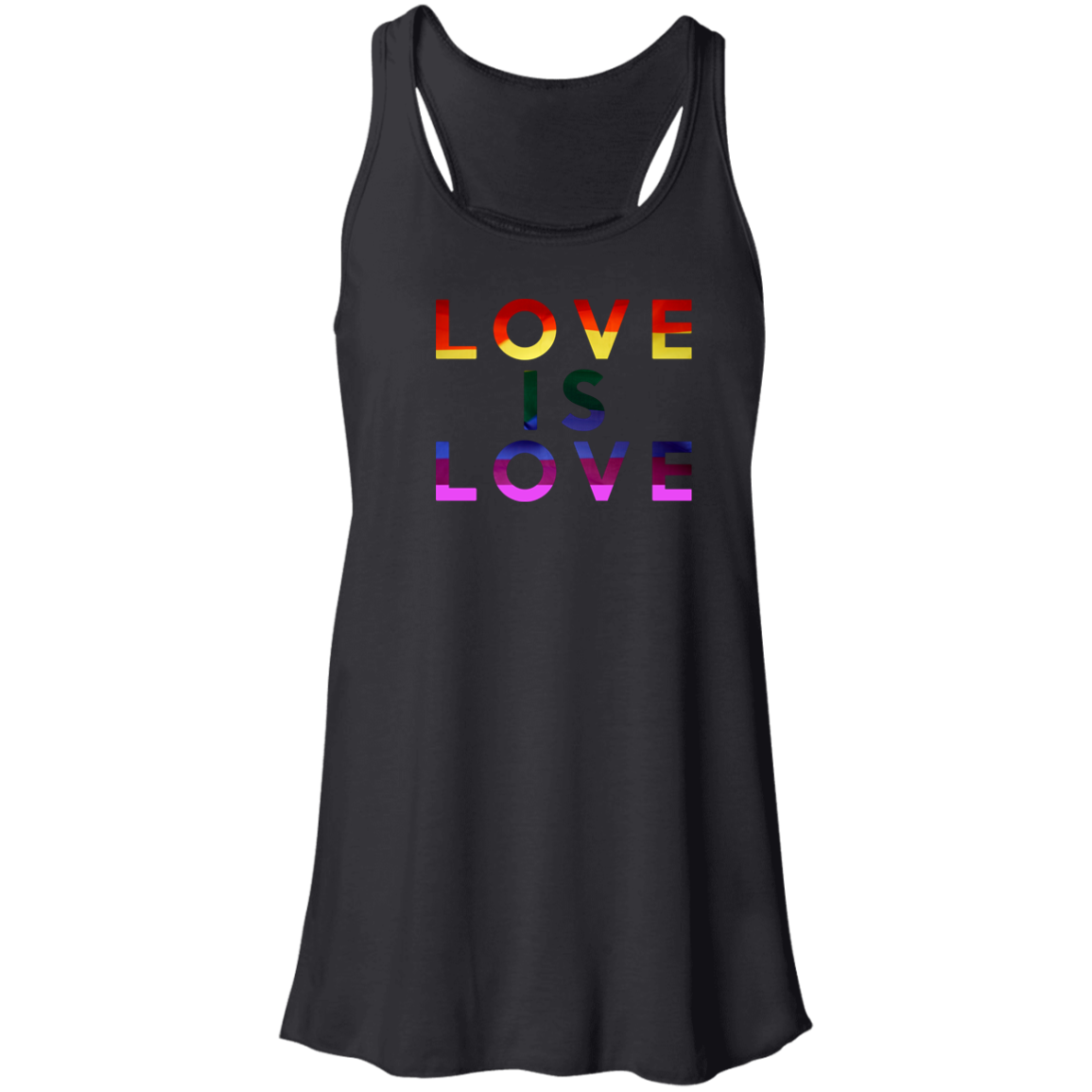 LoveIs B8800 Flowy Racerback Tank