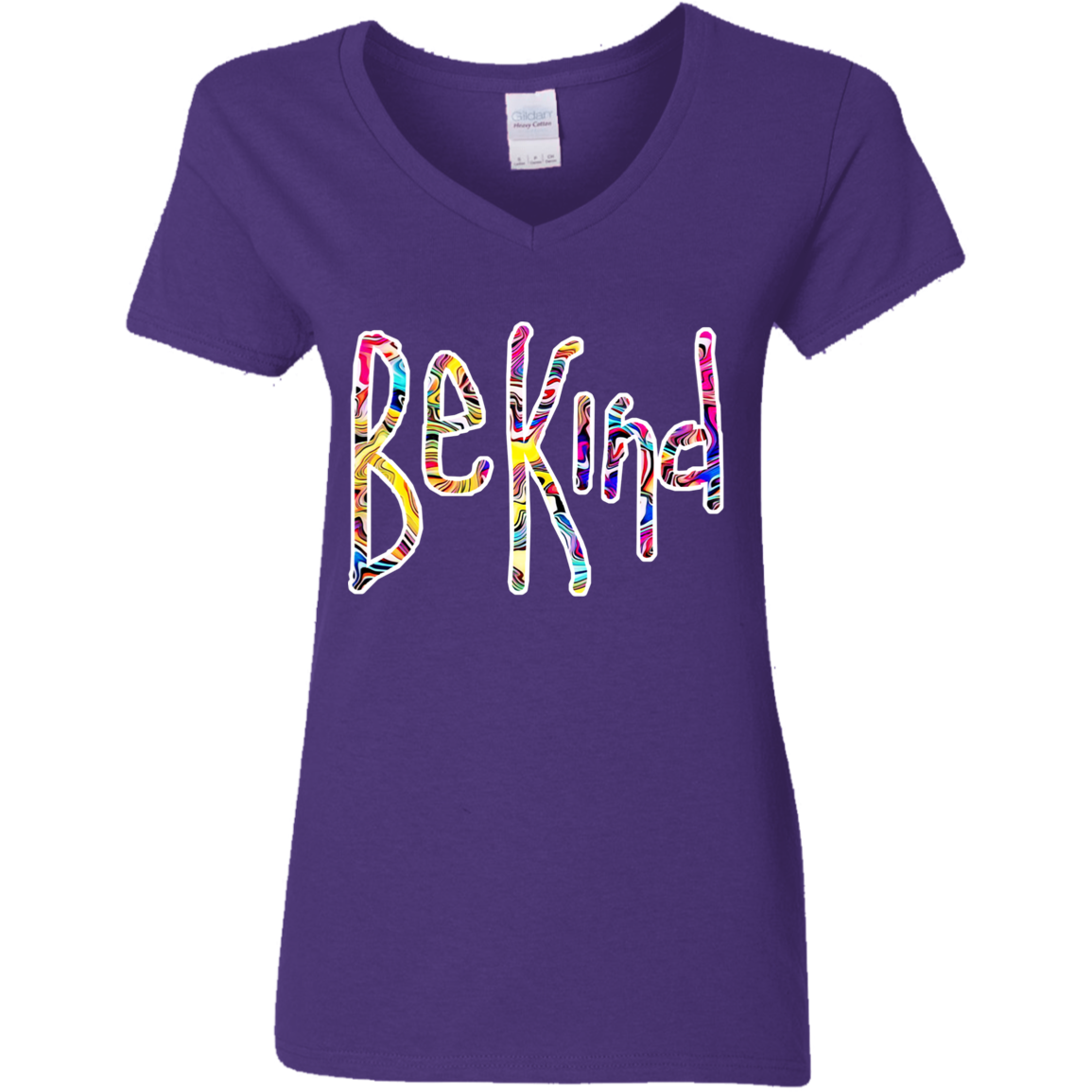 Bekind2 G500VL Ladies' 5.3 oz. V-Neck T-Shirt