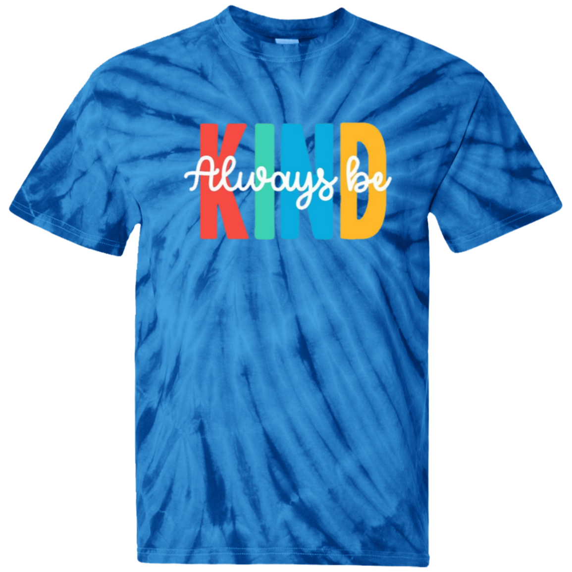 AlwaysBK CD100 100% Cotton Tie Dye T-Shirt