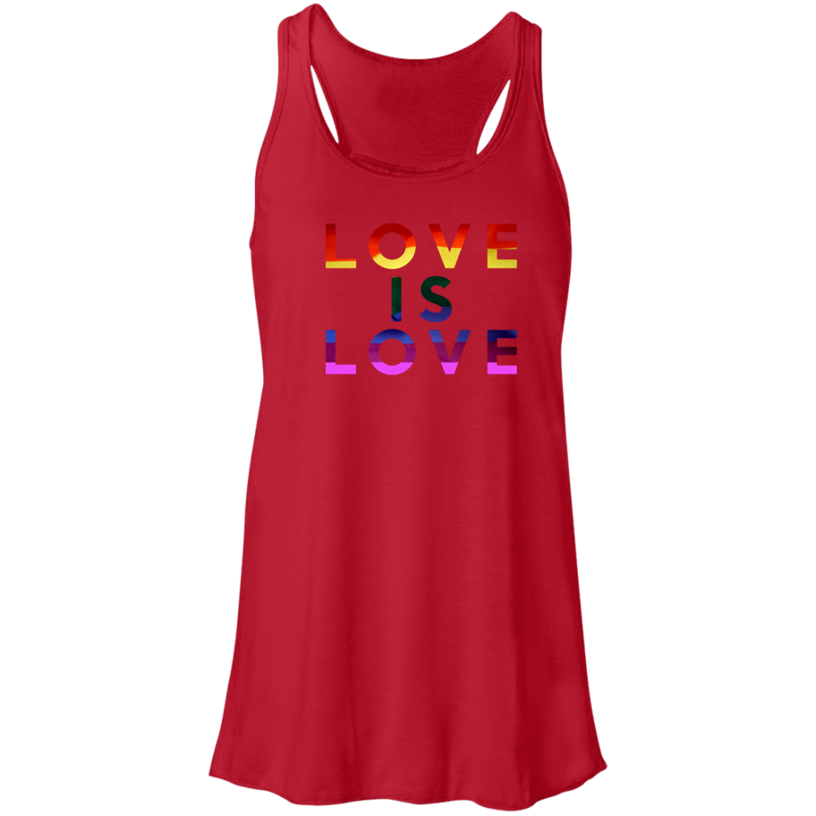 LoveIs B8800 Flowy Racerback Tank