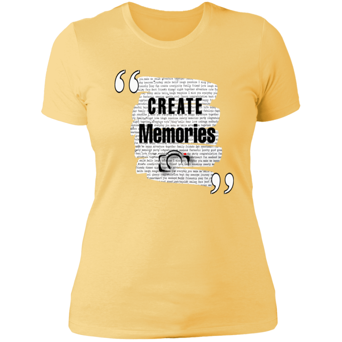 CREATE MEMORIES2 NL3900 Ladies' Boyfriend T-Shirt