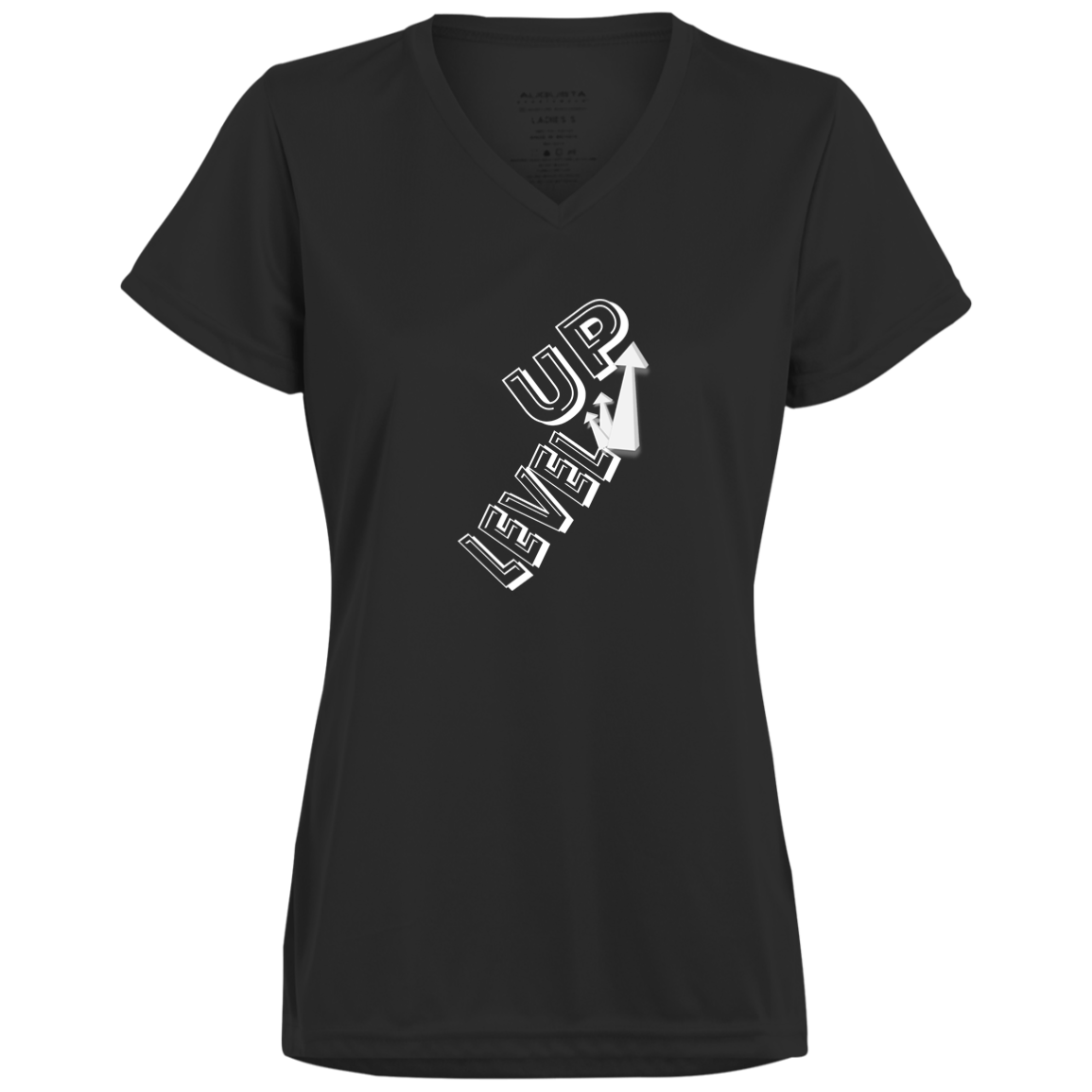 Level Up 1790 Ladies’ Moisture-Wicking V-Neck Tee