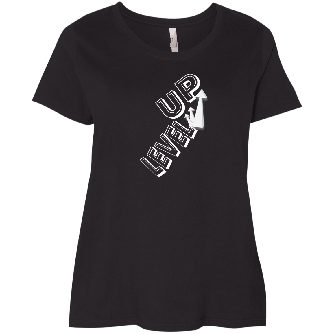 Level Up 3804 Ladies' Curvy T-Shirt