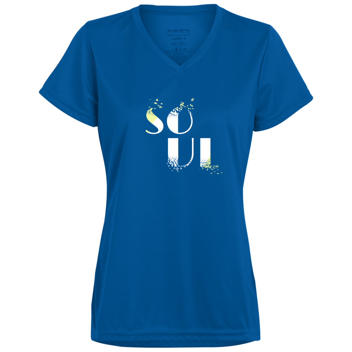 SOUL 1790 Ladies’ Moisture-Wicking V-Neck Tee 100%POLY