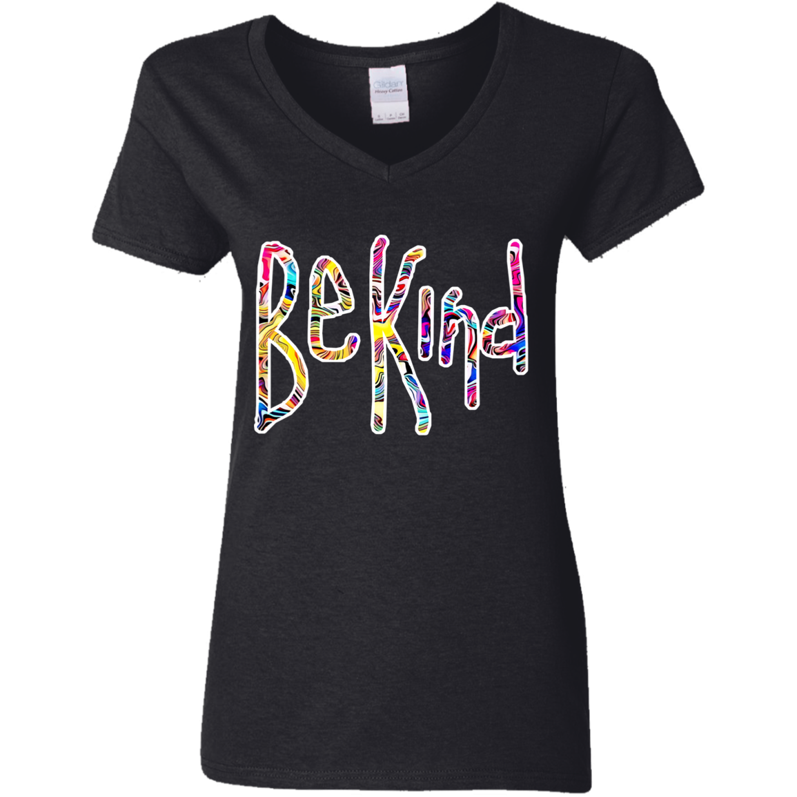 Bekind2 G500VL Ladies' 5.3 oz. V-Neck T-Shirt