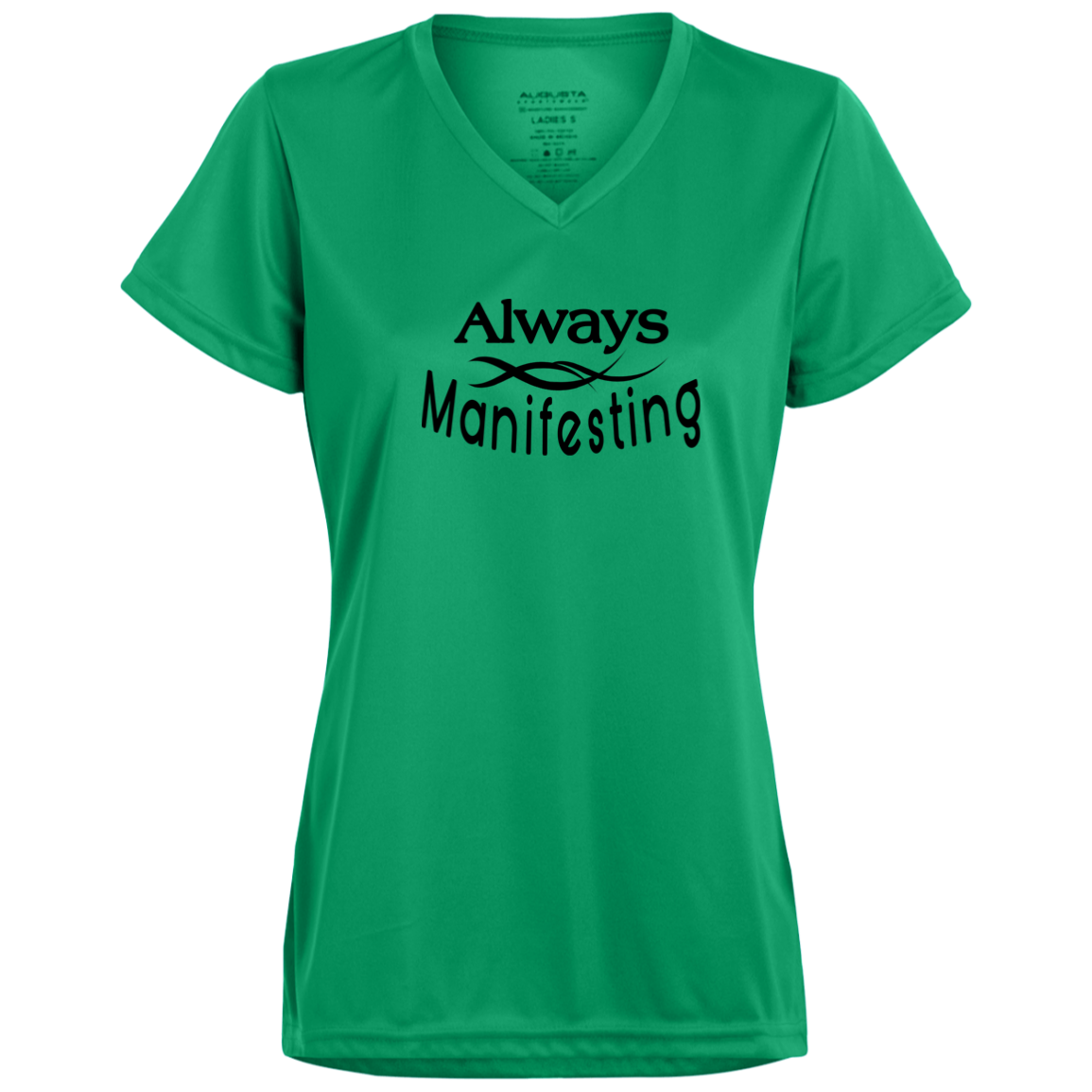 Always Manifesting 1790 Ladies’ Moisture-Wicking V-Neck Tee