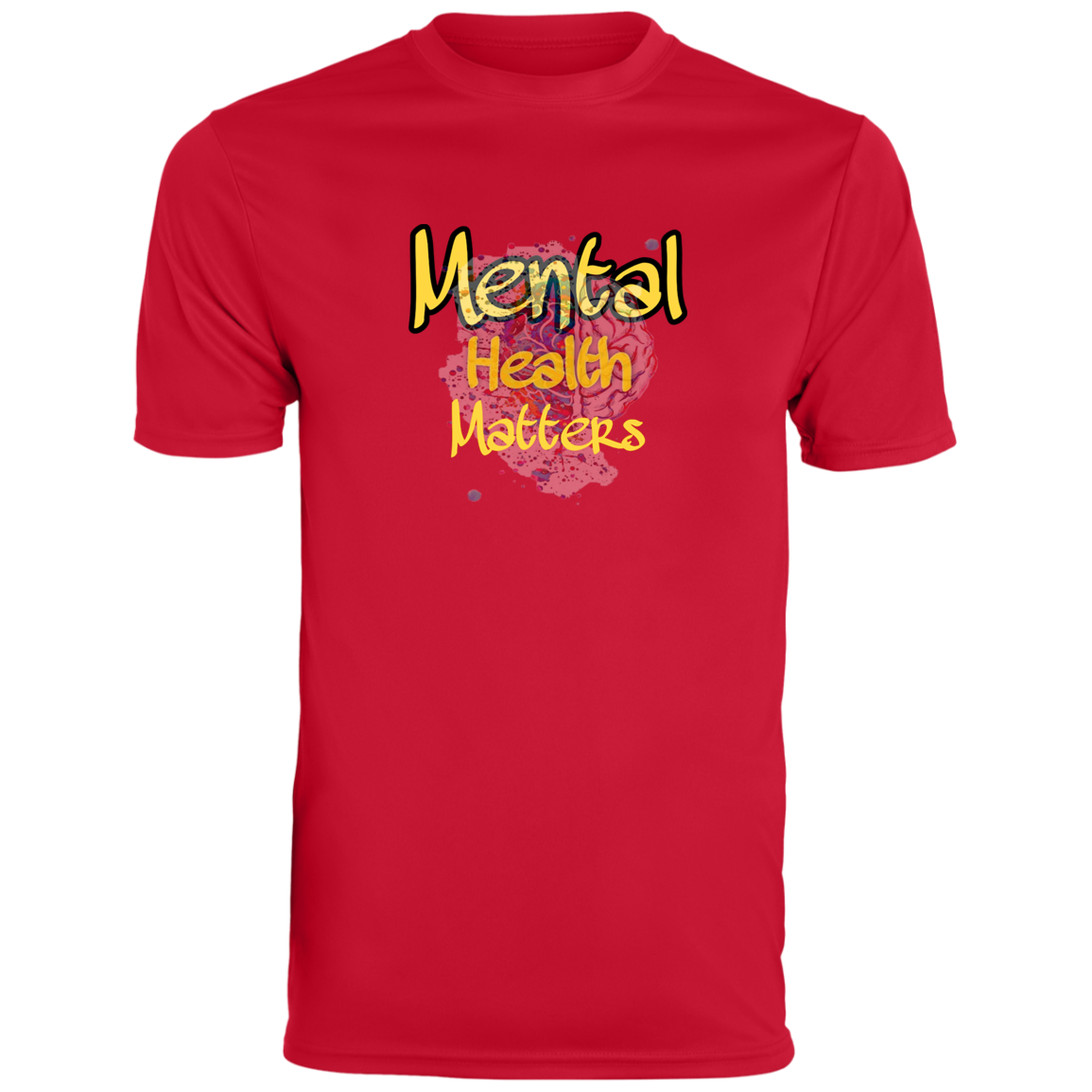 Mental Health Matters 790 Men's Moisture-Wicking Tee 100%Poly