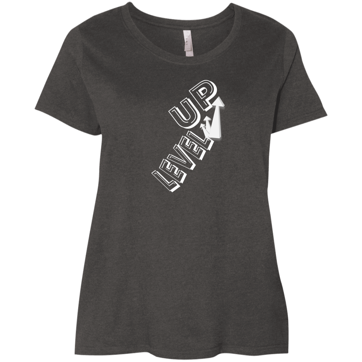 Level Up 3804 Ladies' Curvy T-Shirt