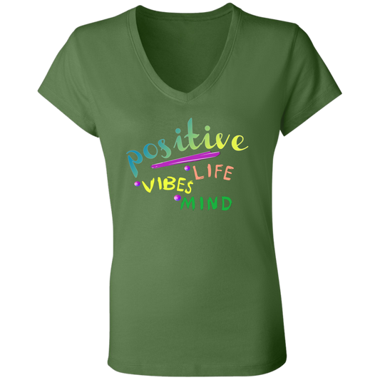 Positive 3 B6005 Ladies' Jersey V-Neck T-Shirt