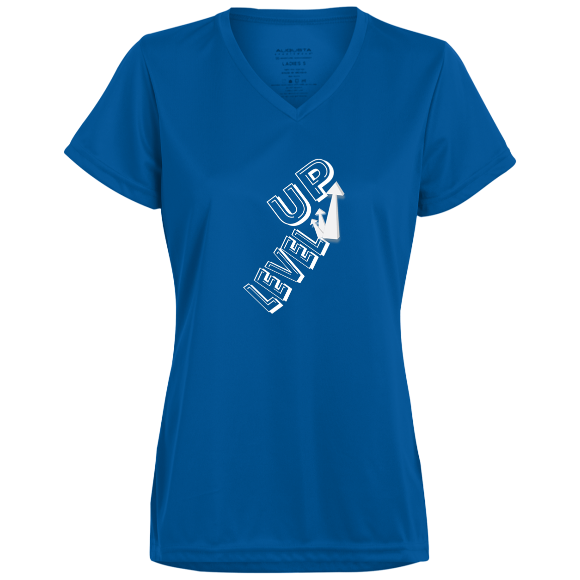 Level Up 1790 Ladies’ Moisture-Wicking V-Neck Tee