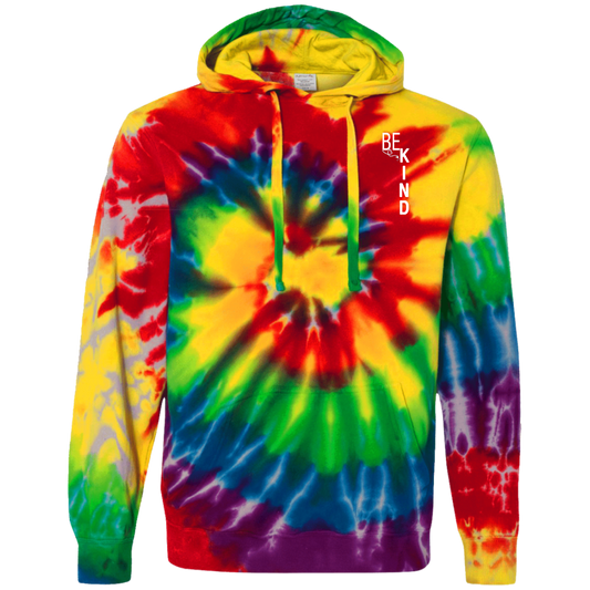 BE KIND WHITE (2) CD877 Tie-Dyed Pullover Hoodie