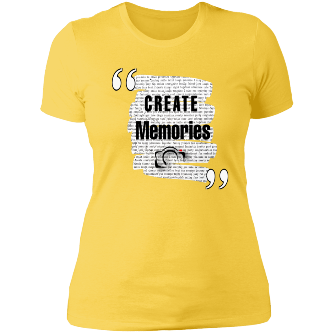 CREATE MEMORIES2 NL3900 Ladies' Boyfriend T-Shirt