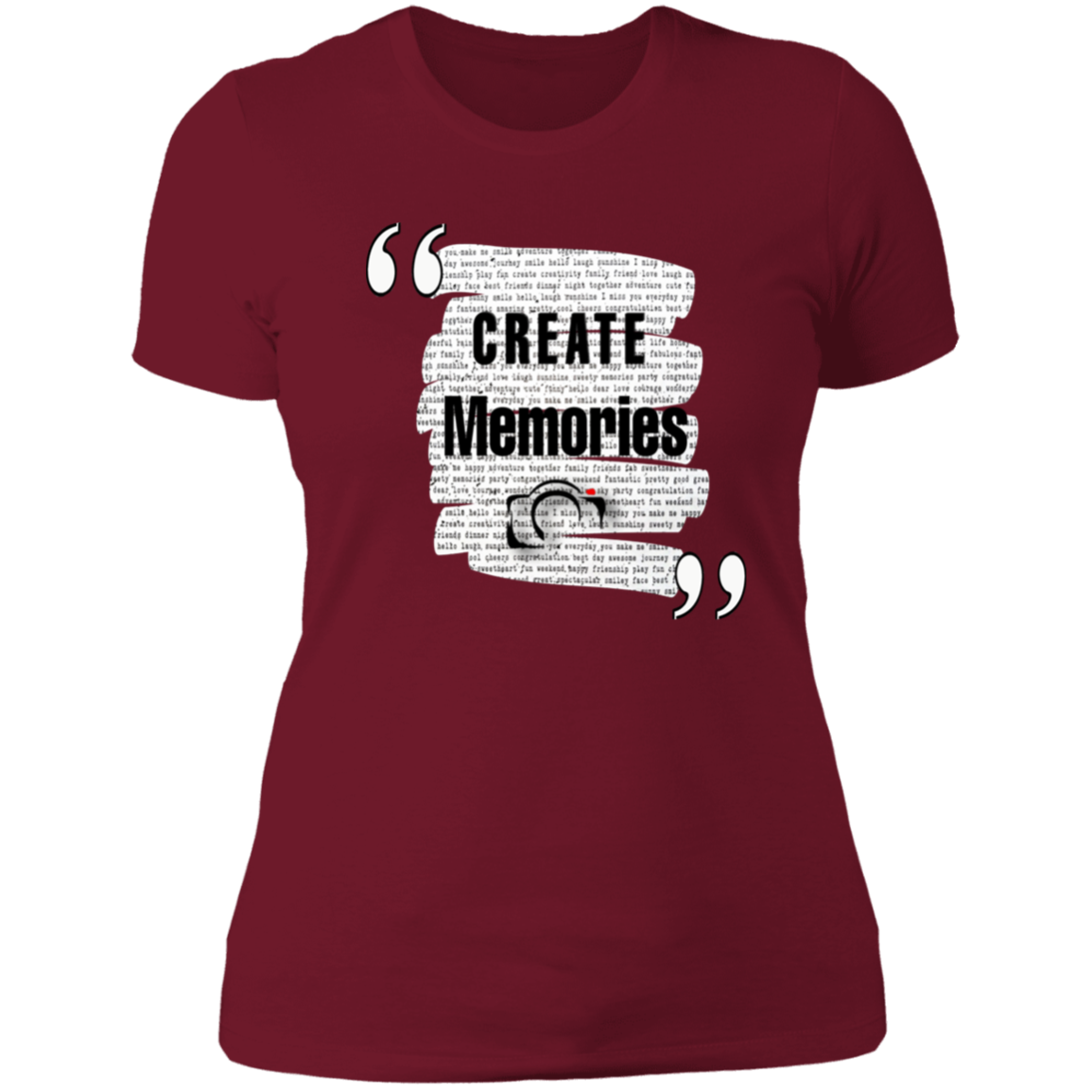 CREATE MEMORIES2 NL3900 Ladies' Boyfriend T-Shirt