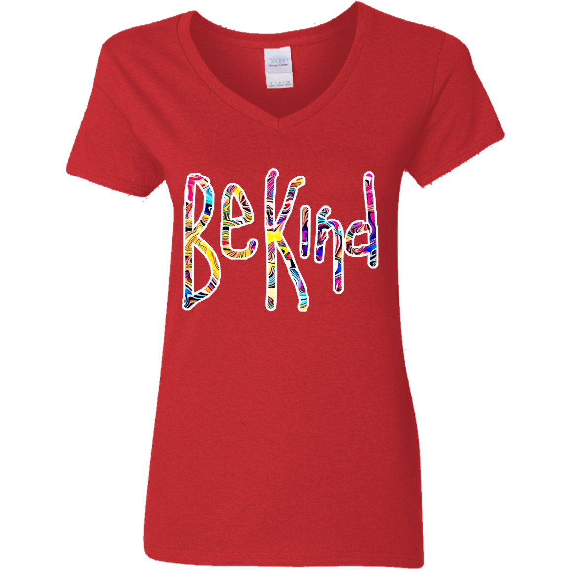 Bekind2 G500VL Ladies' 5.3 oz. V-Neck T-Shirt